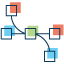 web with squares